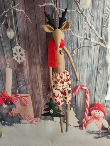 Tilda style reindeer - tilda, handmade
