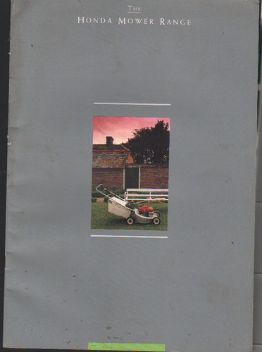 Honda lawn mower range - lawn,