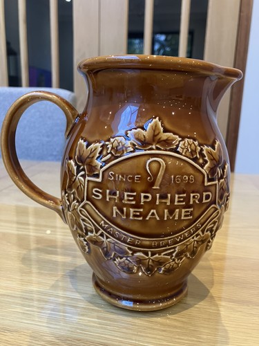 Shepherd neame brown jug - shepherd,