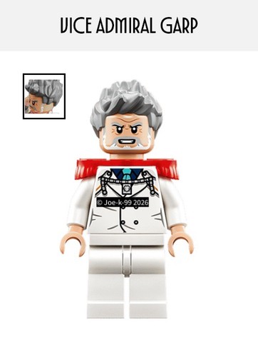 Lego one piece garp vice - one,