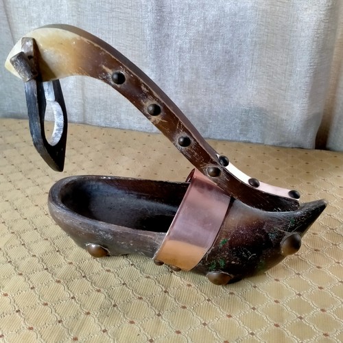 Vintage dutch clog wine bottle - vintage,