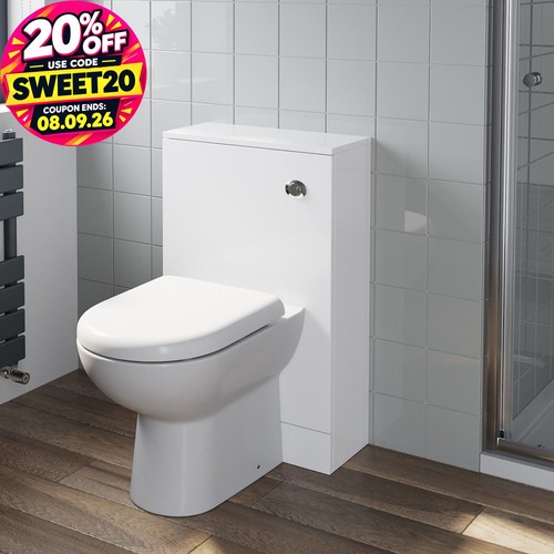 Bathroom gloss white - white, flat