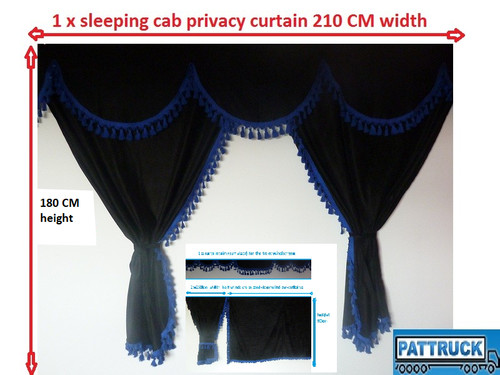 Truck curtains full set - truck,