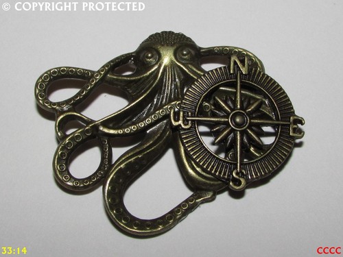 Steampunk brooch badge - steampunk,