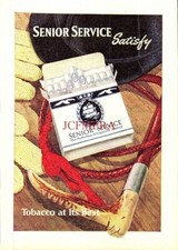 SENIOR SERVICE Cigarettes Tobacco Smoking ADVERT #1 Vintage 1954 Print Ad 164/45