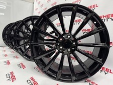 20" inch Gloss Black Mercedes Turbine style Alloy Wheels GOING CHEAP!!! 5x112