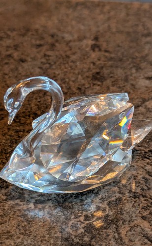 Swarovski crystal swan - swarovski,