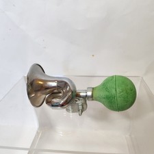 Bike Bicycle Hooter Horn Green Silver Retro Vintage Working