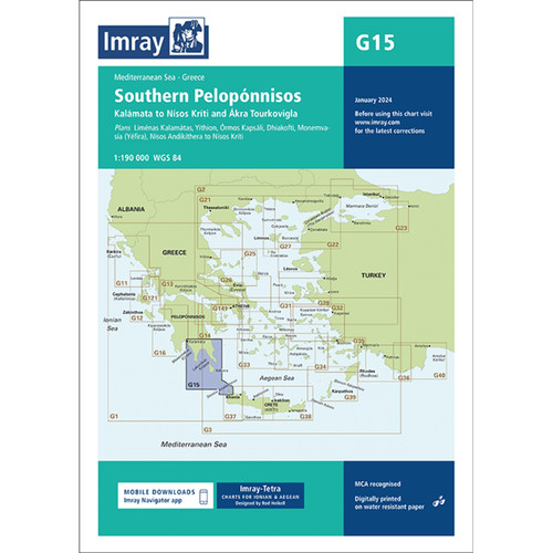 Imray chart g15 - imray, southern