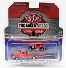 Greenlight 1/64 Scale 33100-C - 1968 Ford F-350 Ramp Truck & Topo Fuel Altered