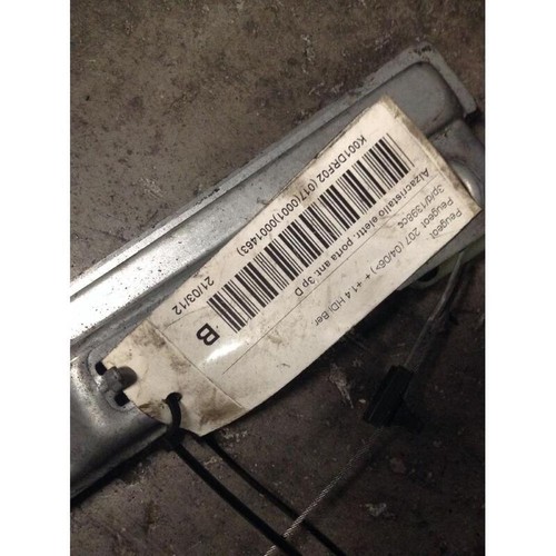 Front power window peugeot - window, rh