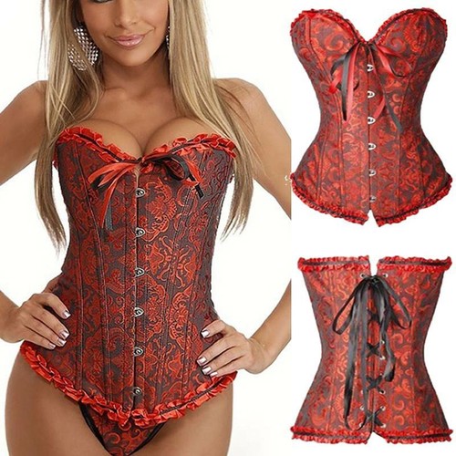 Women lace corset overbust - lace,