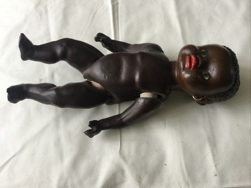 Beautiful antique black doll - antique,