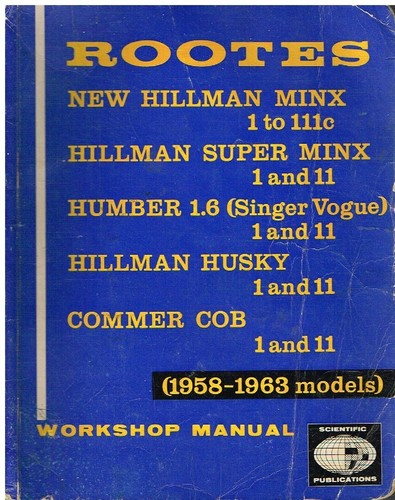 Hillman minx iiic super - minx, i-iiic