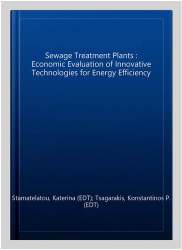 Sewage treatment plants - sewage,