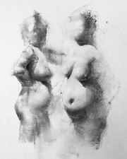 ORIGINAL CHARCOAL FIGURE