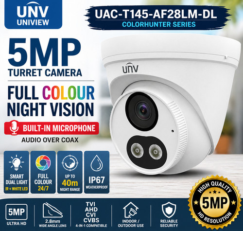 Unv 5mp turret cctv - turret,