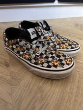 Vans Lace Up Pizza Kids Uk 1 Checkered