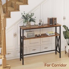Console Table Metal Frame narrow hall table NEW