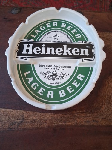 Ashtray heineken vintage - ashtray,, heineken,