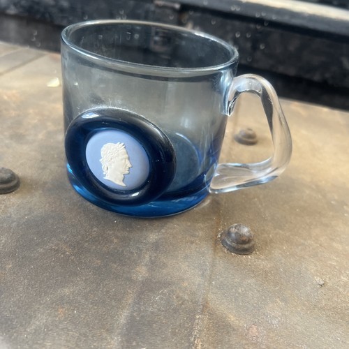 Wedgwood blue crystal glass - blue,
