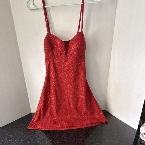 Altar state red floral lace - altar'd,