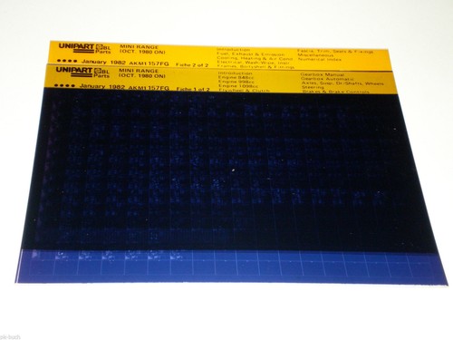 Microfiche replacement parts - replacement,