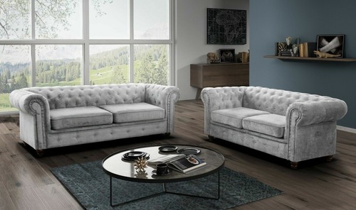 Chesterfield sofa seater - sofa, 3+2