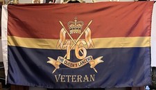 16th/5th Quens Lancers 5 x 3  Veteran Colours Flag ( 16/5th -V ) 16