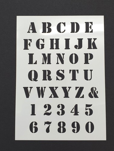 Army style alphabet and - alphabet,