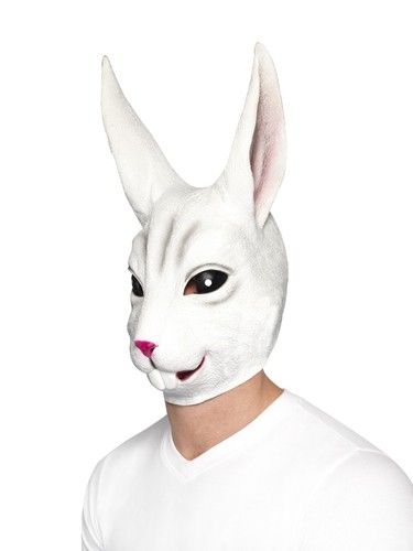 Adult white rabbit latex - adult,