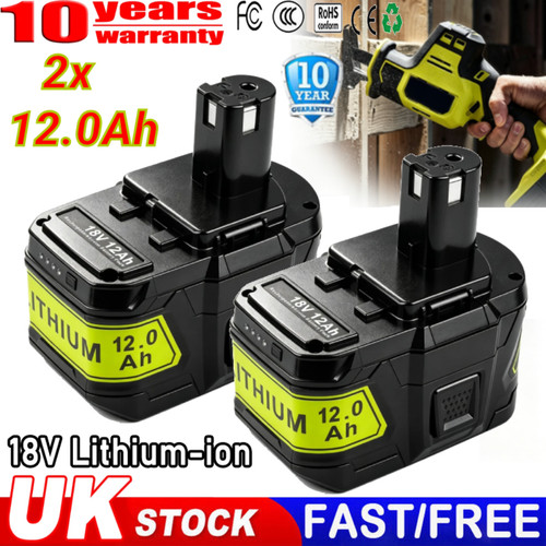 2pack 12ah 18v - lithium, battery
