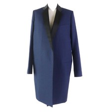 CELINE Womens Coat 36 Navy