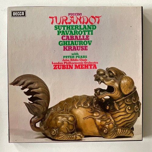 Puccini turandot box set - puccini, lp