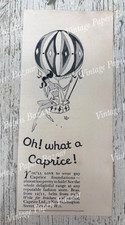 Caprice London Ladies Fashion Underwear Store 1958 vintage small print advert