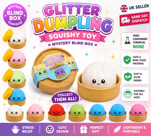 Large big glitter dumpling - glitter,