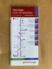 May 2018 West Anglia Pocket Timetable Stansted Express Greater Anglia 11 -15