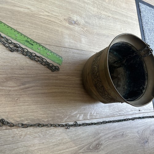 Vintage brass copper hanging - /copper,