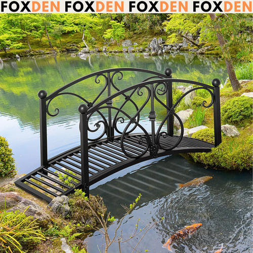 Garden bridge metal frame - bridge,