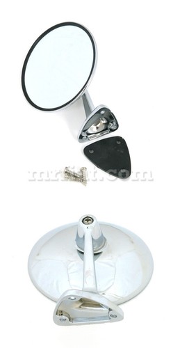Fiat 124 spider round - spider, chrome