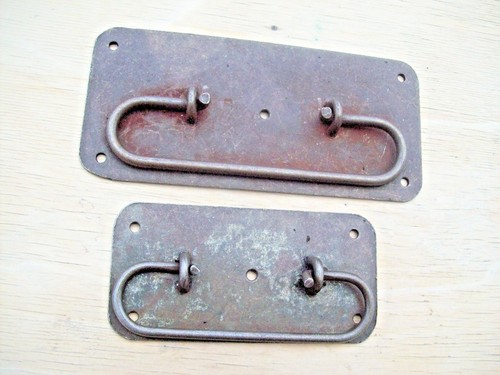 Hand forged antique iron chest - forged,