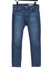 AG Adriano Goldschmied Women's Jeans W 30 in Blue Cotton with Other Skinny