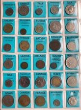Selection of 30 mixed foreign coins