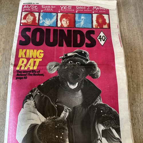 Sounds magazine november - magazine, 26th
