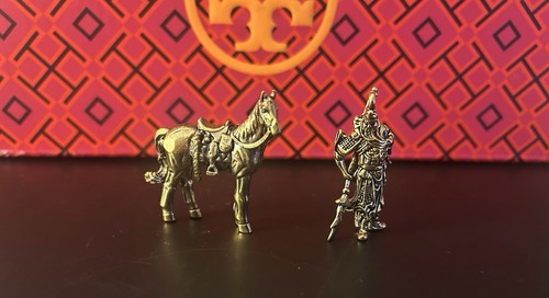 Mini brass mighty samurai gate - brass,