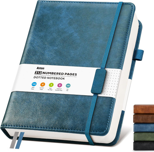 Bullet dotted journal leather - dotted,
