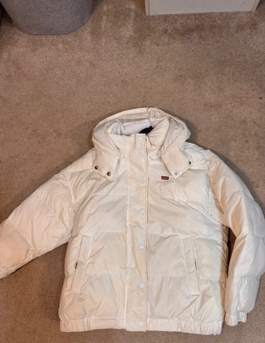 Levis puffer jacket cream - levis,