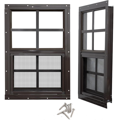 Pack shed windows - 2, black
