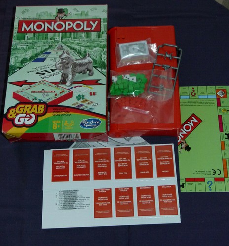 Monopoly travel game grab - monopoly,