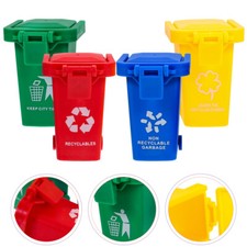4 Pcs Recycling Bins